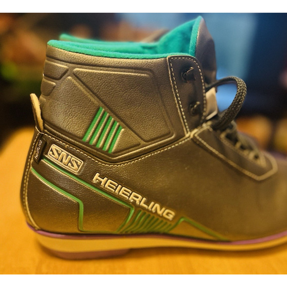 Heierling Cross Country Ski Boots Size EU 41 US 7.5 SNS Profil Gray/Teal Italy - Picture 9 of 9